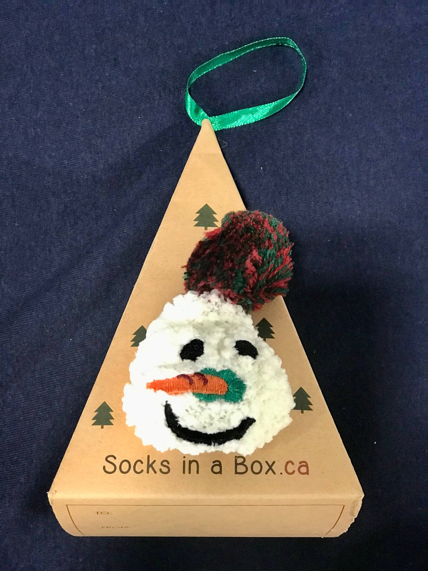 Snowman Christmas Socks in a Box