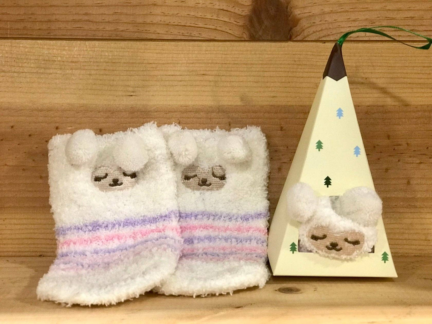 Baby Sheep / Llama Socks in a Box for Toddlers