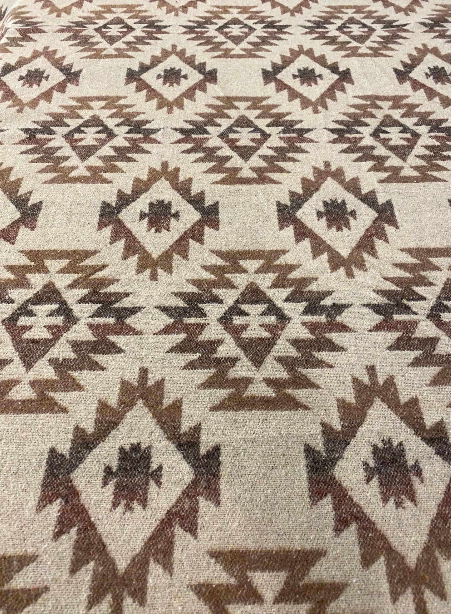 Diamond Print In Light Earthy Tones Blanket Throw