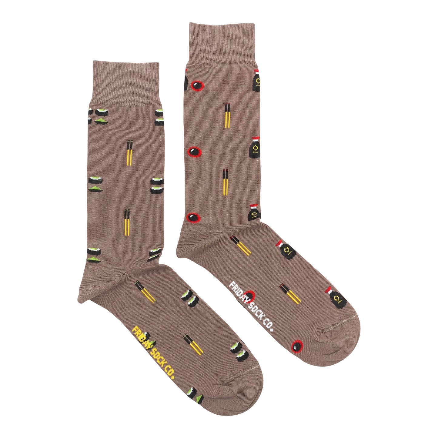 Men's Socks | Chopsticks & Soy | Mismatched | Sushi