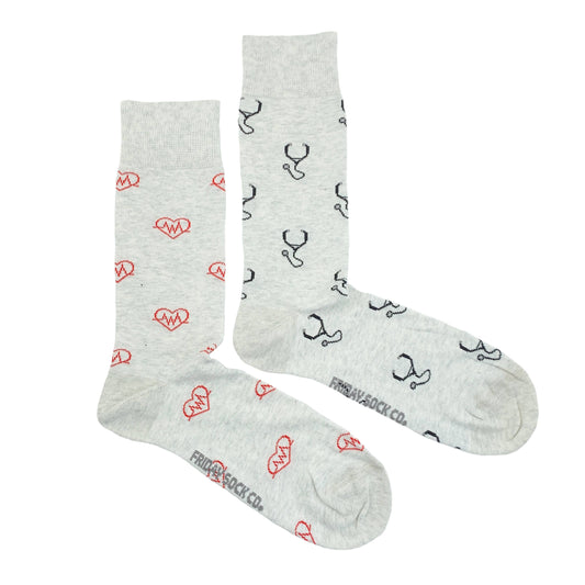 Men's Socks | Healthcare | Stethoscope | Mismatched