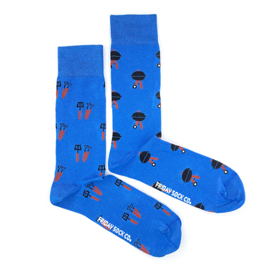Men’s Socks | BBQ and Utensils | Dad Socks | Ethically Made