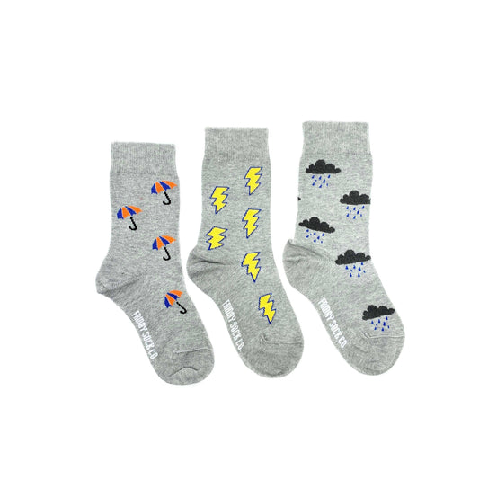 Kid’s Socks | Rainy Day | Mismatched | Toddler | Infant