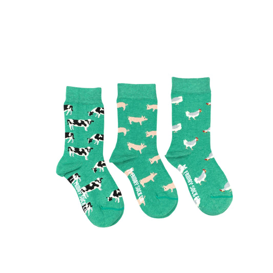Kid’s Socks | Farm Animals | Fun Socks | Toddler | Infant