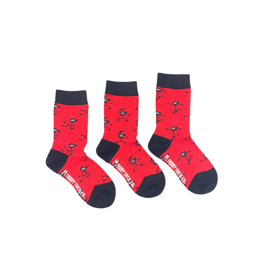 Kid’s Socks | 3 Ninjas | Mismatched | Martial Arts