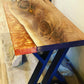Dark Walnut and Copper Coffee Table