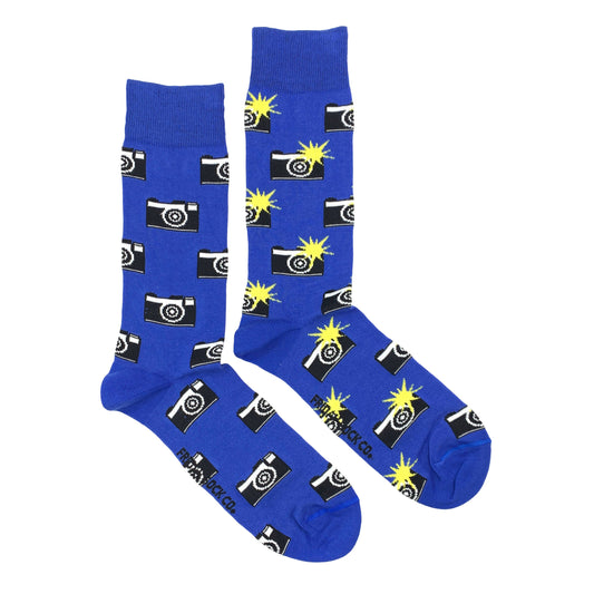 Men’s Socks | Camera & Flash | Photography | Fun Socks